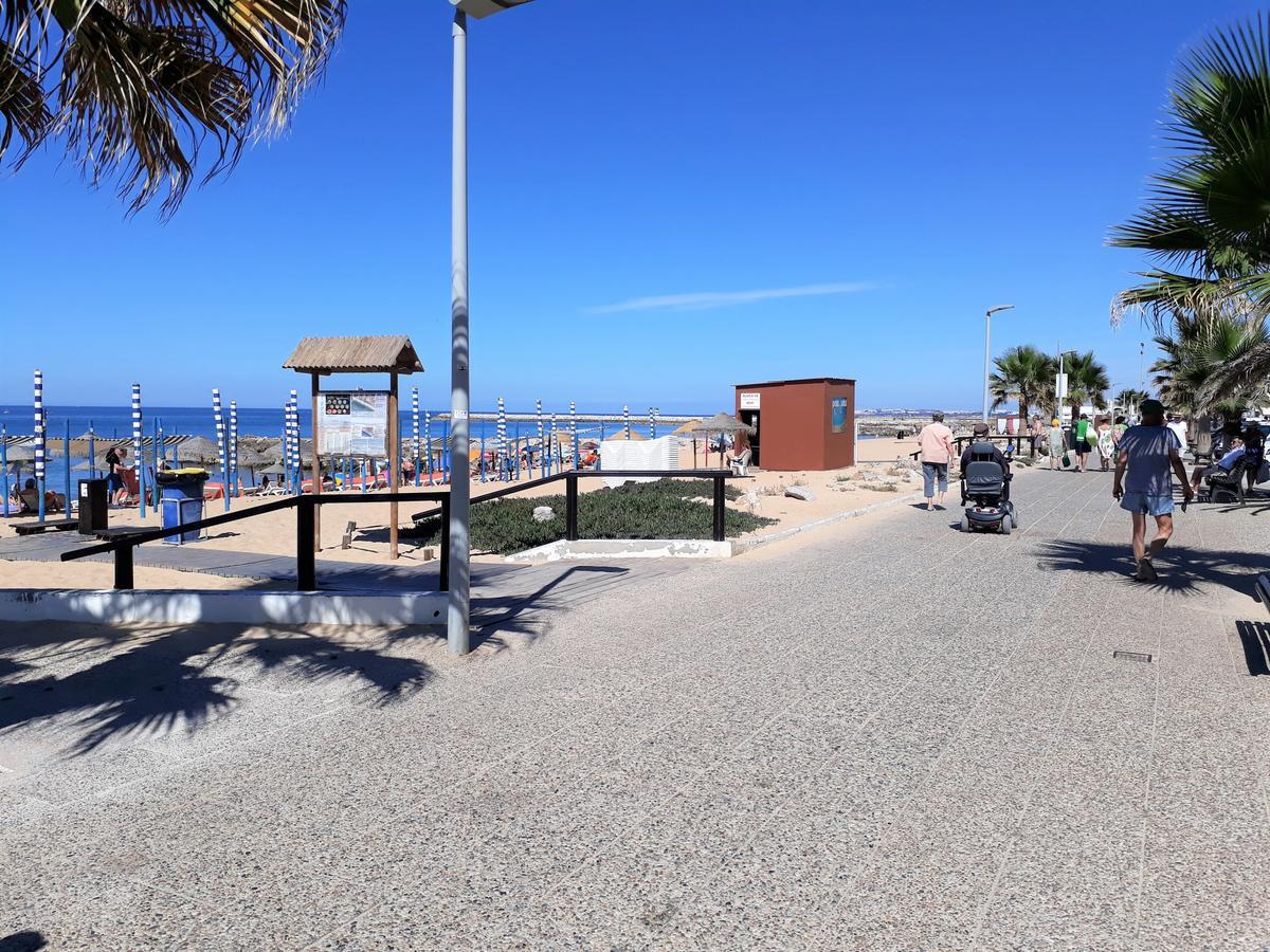 T2 Mira Praia 4- Familiar, 80Mt Praia, Wifi Quarteira Kültér fotó