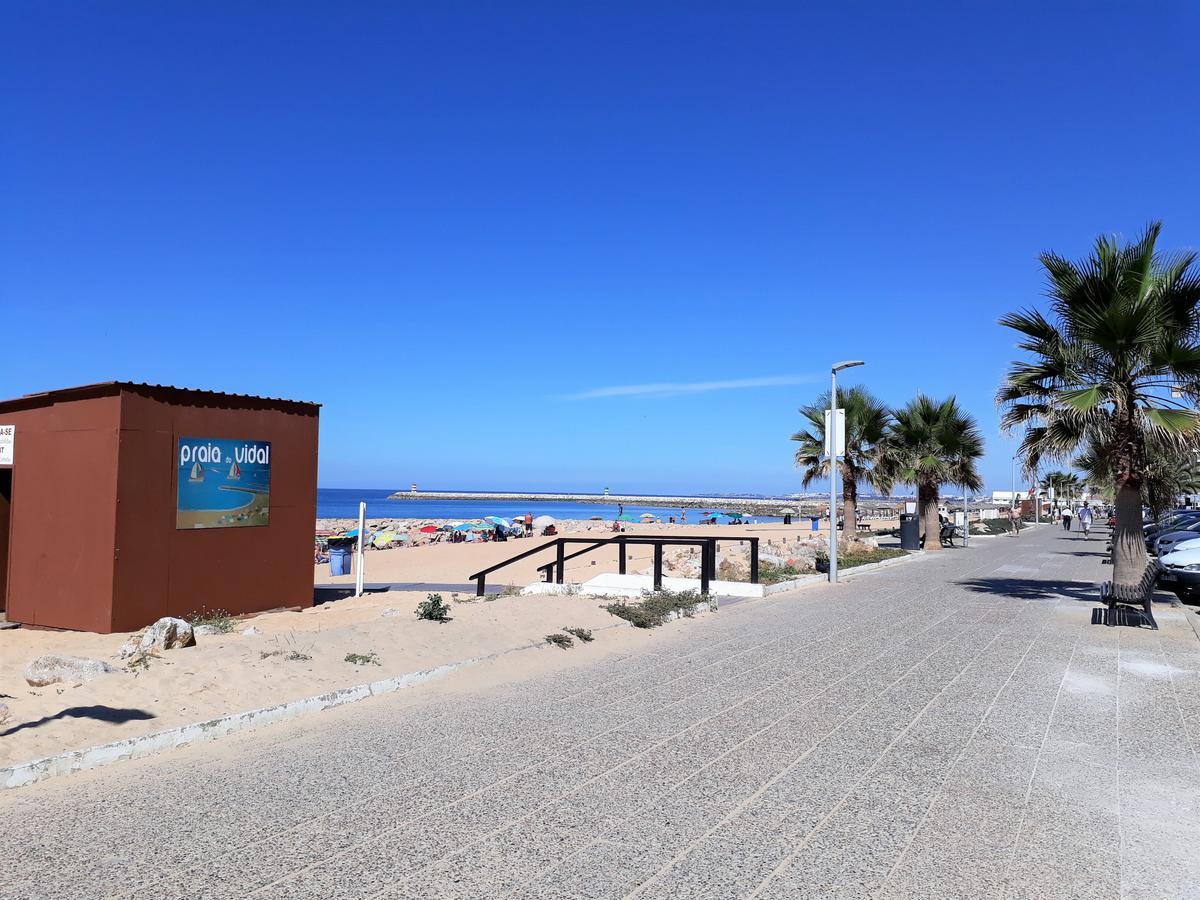 T2 Mira Praia 4- Familiar, 80Mt Praia, Wifi Quarteira Kültér fotó