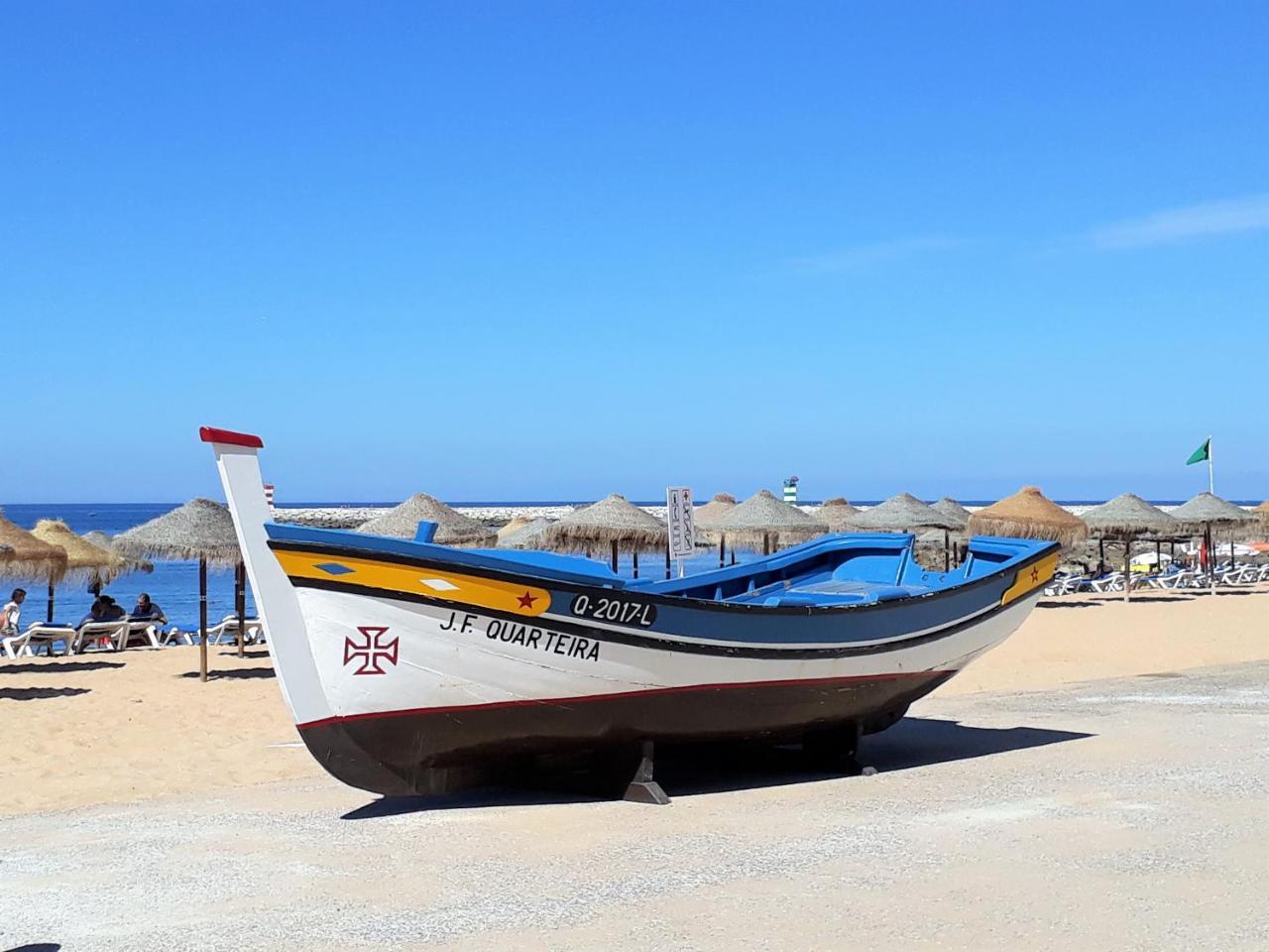 T2 Mira Praia 4- Familiar, 80Mt Praia, Wifi Quarteira Kültér fotó